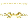 Tiffany & Co. Paloma Picasso Double Loving Heart 18K Yellow Gold and Diamond