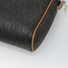 Christian Dior Vintage Honeycomb Canvas and Leather