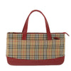 Burberry Nova Check Leather and Nylon