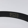 Christian Dior Vintage Oversized Belt Metal and Leather
