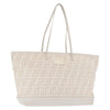 Fendi Roll Tote Zucca Canvas and Leather