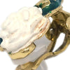Chanel Vintage CC Camellia Clip-On Metal