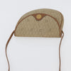 Christian Dior Vintage Honeycomb Flap Canvas and Leather