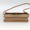 Celine Vintage Macadam Circle Logo Canvas and Leather