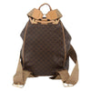 Celine Vintage Drawstring Flap Macadam Coated Canvas