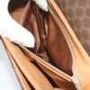 Celine Vintage Macadam Circle Logo Canvas and Leather
