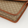 Celine Vintage Macadam Circle Logo Canvas and Leather