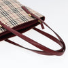 Burberry Nova Check Tote Canvas and Leather