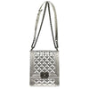 Chanel North South Boy Flap Quilted Metallic Calfskin