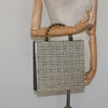 Chanel Vintage Chocolate Bar Tote Leather