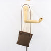 Prada Logo Flat Messenger Canvas