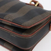 Fendi Vintage Pequin Convertible Boston Coated Canvas