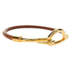 Hermes Jumbo Hook Braided Leather and Metal