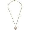 Chanel Vintage CC Round Pendant Choker Metal