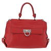 Salvatore Ferragamo Sofia Satchel Leather