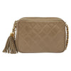 Chanel Vintage Diamond CC Camera Quilted Leather