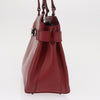 Salvatore Ferragamo Double Gancini Side Buckle Tote Leather