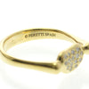 Tiffany & Co. Elsa Peretti Bean Band 18K Yellow Gold with Diamonds
