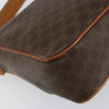 Celine Vintage Macadam Circle Logo Canvas and Leather