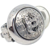 Chanel Vintage CC Round Clip-On Metal