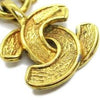 Chanel Vintage Quilted CC Pendant Metal