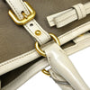 Prada Open Tote Canvas with Leather