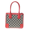 Gucci Vintage Zip Tote GG Canvas with Leather