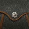Christian Dior Vintage Honeycomb Flap Coated Canvas