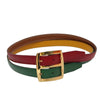 Hermes Double Hole Buckle Belt Metal and Leather