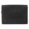 Christian Dior Vintage Honeycomb Flap Canvas and Leather