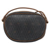 Christian Dior Vintage Honeycomb Canvas and Leather