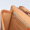 Celine Vintage Macadam Circle Logo Canvas and Leather