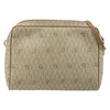 Christian Dior Vintage Honeycomb Canvas and Leather