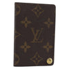 Louis Vuitton Porte Cartes Pression Card Case Monogram Canvas