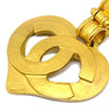 Chanel Vintage CC Heart Cut Out Drop Clip-On Metal