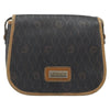 Christian Dior Vintage Honeycomb Flap Canvas and Leather