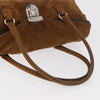 Prada Pushlock Tote Suede