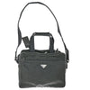 Prada Expandable Front Zip Boston Tessuto