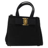 Salvatore Ferragamo Convertible Vara Bow Tote Suede