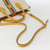 Gucci Foldable Web Tote Canvas with Leather