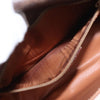 Celine Vintage Macadam Circle Logo Canvas and Leather