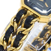 Chanel Premiere Rock Quartz Plated Metal and Leather