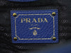 Prada Embossed Logo Open Tote Leather