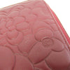 Chanel Camellia Zip Around Organizer Leather