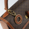 Celine Vintage Convertible Top Handle Macadam Coated Canvas