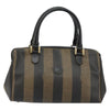 Fendi Vintage Pequin Boston Coated Canvas