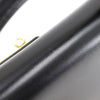 Hermes Kelly Black Box Calf with Gold Hardware