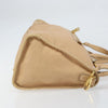 Prada Front Zip Convertible Satchel Cervo Leather