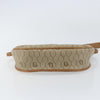 Christian Dior Vintage Honeycomb Canvas and Leather