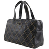 Chanel Surpique Boston Quilted Leather
